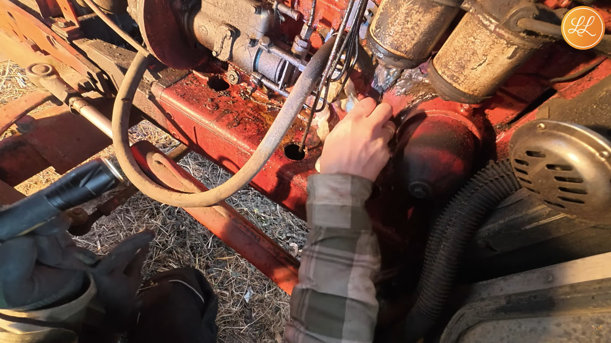 995 synchro motorblokk lekkasje.